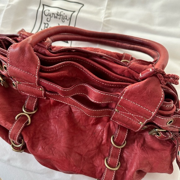 Gorgeous Soft leather large  handbag. Amazing stitching detail/brass accents. - Picture 6 of 11